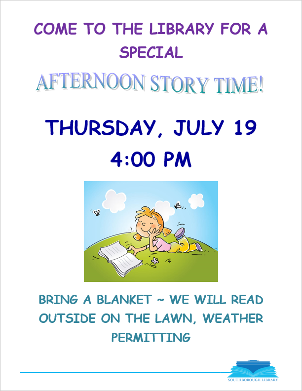 Afternoon Storytime at the Library – Thursday