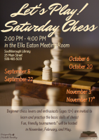 Saturday Chess poster