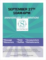 Southborough Wellness Anniversary event flyer