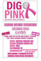 Aztecs Dig Pink flyer 2018