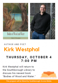 Kirk Westphal author night flyer
