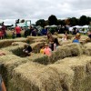 hay bale maze for kids