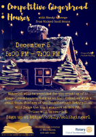 Gingerbread House contest flyer