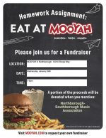 NSMA Mooyah fundraiser flyer