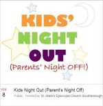 Kids Night Out Facebook event