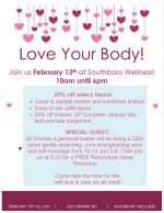 SW Love Your Body flyer