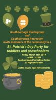 St Patty Kindergroup party flyer