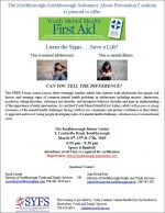 Youth Mental Health First Aid flyer