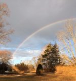 Tuesday morning rainbow (cropped from contribution by Claire Reynolds)