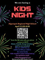 ARHS Kids Night flyer