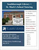 Tutoring at the Library flyer