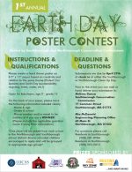 Earth Day Poster Contest flyer