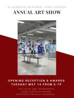 ARHS Spring Art Show flyer