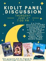 Kid Lit panel flyer