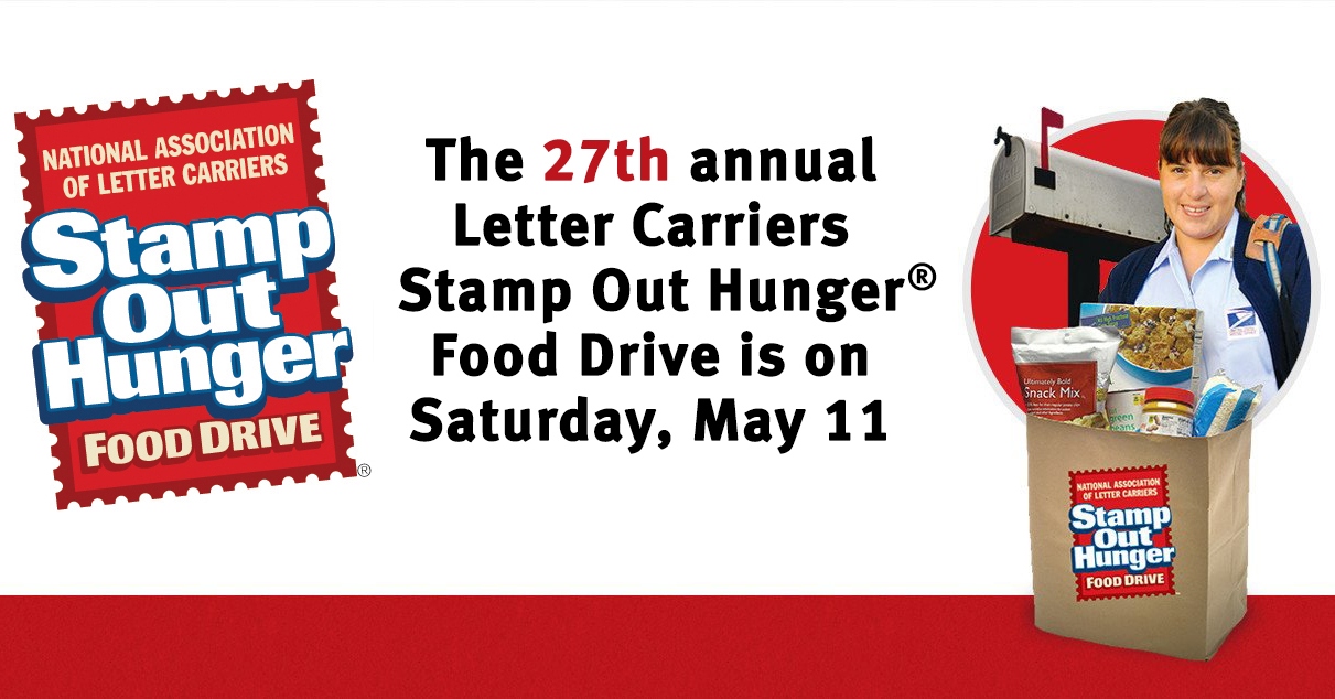 ‘Stamp out Hunger’ on Saturday, May 11