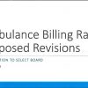 Ambulance Billing Rate Proposed Revisions page 1