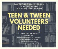 Teen and Tween volunteers needed