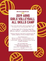 ARHS Girls Volleyball All Skills poster