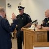 Swearing in of Lt Newell from Town tweet