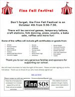 Finn Fall Festival Flyer 2019