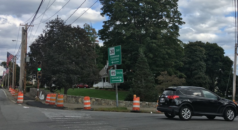 September 2019 - Corner of Rte 30 eastbound and 85 southbound
