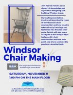 Updated flyer for Windsor Chair Making