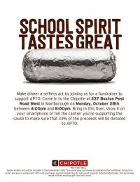 APTO 10/28/19 Chipotle fundraiser