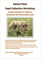 Native Plant Seed Collection Workshop