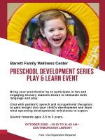Play and Learn flyer