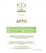 APTO Panera Fundraiser flyer