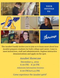 Assabet Showcase flyer