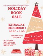 Holiday Book Sale flyer