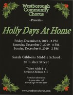 Holly Days at Home flyer