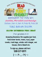 read with furry friends flyer