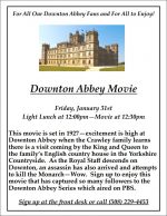 Downton Abbey flyer