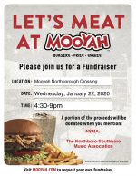 NSMA Jan 2020 Mooyah fundraiser flyer