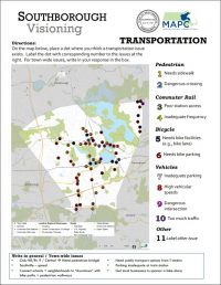 Public Input on Transportation issues from Southborough Visioning forum