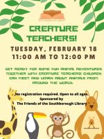 Creature Teachers flyer