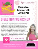 Jill Vroman Digestion Workshop flyer
