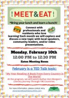 Meet and Eat flyer February