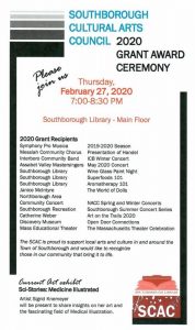 SCAC 2020 ceremony flyer