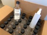 Donated hand sanitizer by M.S. Walker Wines