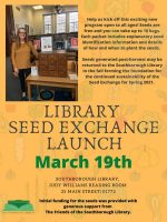 Southborough Library seed exchange flyer