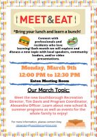 meet and eat March flyer