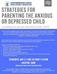 SYFS Parenting anxious depressed child flyer