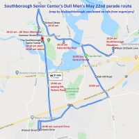 Dull Man's Group parade route map
