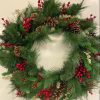 4 - Wreath Red Accents without Bow
