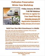 Pollination Winter Sow Workshop flyer