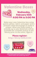 valentine boxes flyer