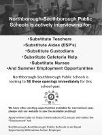 District substitute flyer